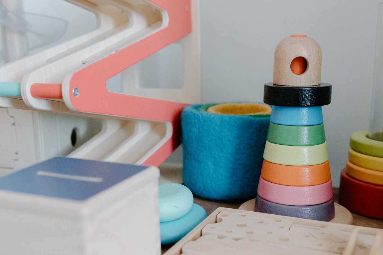 Mastering the First Impression: Your intriguing post title goes here Bright wooden toys on a table, ideal for playful learning and child development.