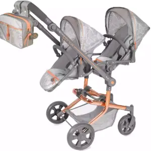 carro de muñecas silla gemelar plegable cityx decuevas
